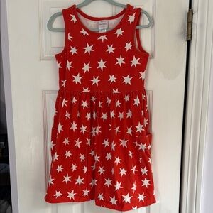 Hanna Andersson Red Scoop Neck Sundress